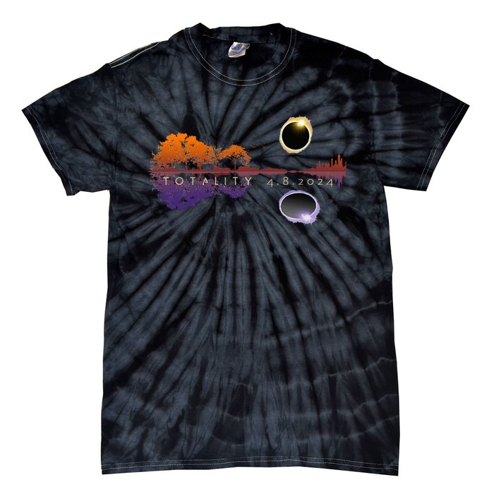 America Totality Reflections 4824 Sun Eclipse Tie-Dye T-Shirt