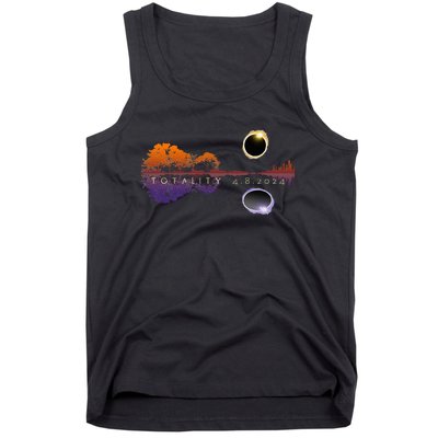 America Totality Reflections 4824 Sun Eclipse Tank Top