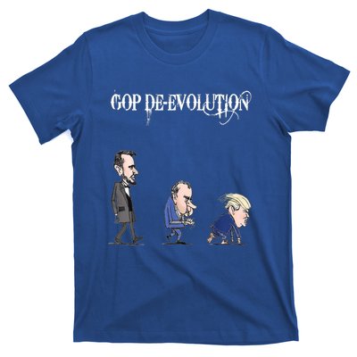 Anti Trump Republican Gop De Evolution Gift Gorilla Channel Gift T-Shirt