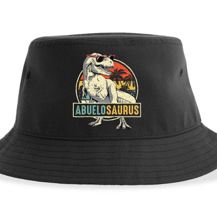 Abuelosaurus T Rex Dinosaur Abuelo Saurus Family Matching Sustainable Bucket Hat