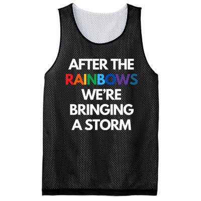 After The Rainbows We’Re Bringing A Storm Mesh Reversible Basketball Jersey Tank