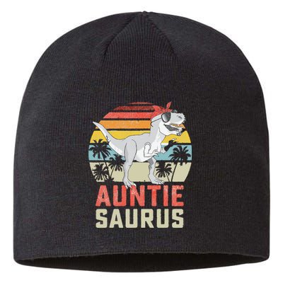 Auntiesaurus T Rex Dinosaur Auntie Saurus Family Matching Sustainable Beanie