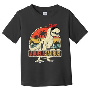 Abuelasaurus T Rex Dinosaur Abuela Saurus Family Matching Toddler T-Shirt