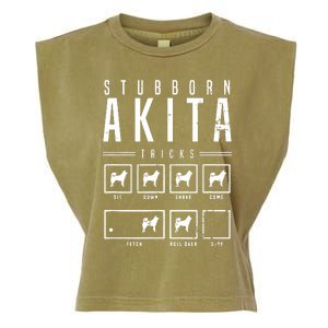 Akita T Stubborn Akita Tricks Gift Garment-Dyed Women's Muscle Tee