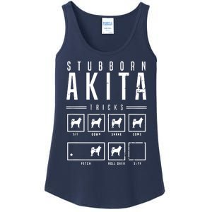 Akita T Stubborn Akita Tricks Gift Ladies Essential Tank