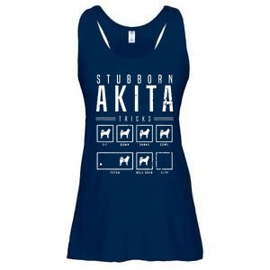 Akita T Stubborn Akita Tricks Gift Ladies Essential Flowy Tank