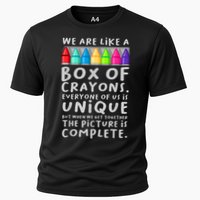 Ack To School Teacher We Are Like A Box Of Crayons Cooling Performance Crew T-Shirt