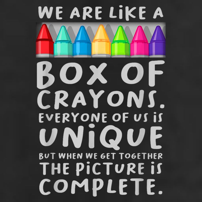 Ack To School Teacher We Are Like A Box Of Crayons Golf Towel