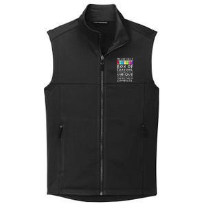 Ack To School Teacher We Are Like A Box Of Crayons Collective Smooth Fleece Vest