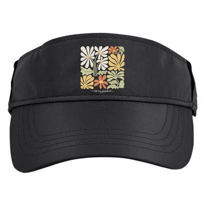 Anti Trump Subtle Not My President Flowers Statement Adult Drive Performance Visor