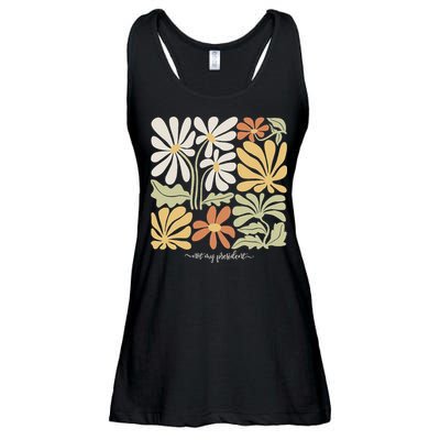 Anti Trump Subtle Not My President Flowers Statement Ladies Essential Flowy Tank