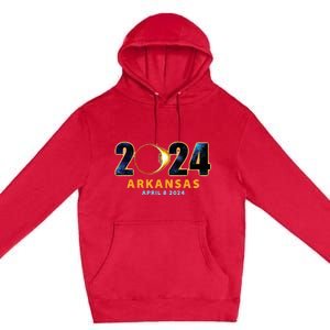 Arkansas Total Solar Eclipse 2024 Premium Pullover Hoodie