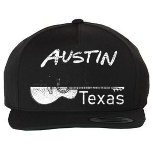 Austin Texas Souvenir Guitar Music Lover Austin Wool Snapback Cap