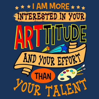 Art Teacher Student School Artist Illustrator Painter T-Shirt