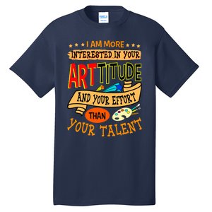 Art Teacher Student School Artist Illustrator Painter Tall T-Shirt