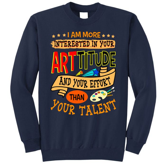 Art Teacher Student School Artist Illustrator Painter Tall Sweatshirt