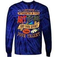 Art Teacher Student School Artist Illustrator Painter Tie-Dye Long Sleeve Shirt