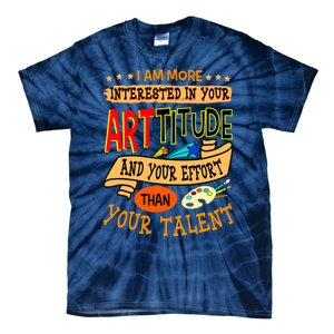 Art Teacher Student School Artist Illustrator Painter Tie-Dye T-Shirt