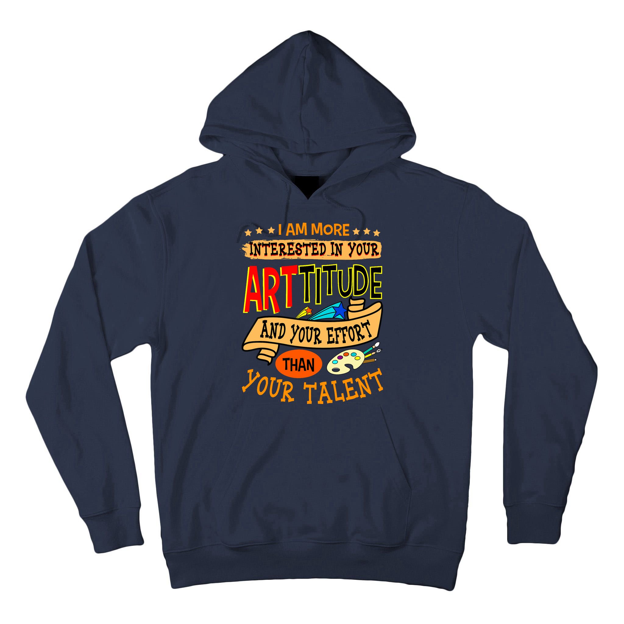 Art Teacher Student School Artist Illustrator Painter Tall Hoodie