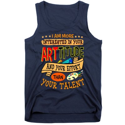 Art Teacher Student School Artist Illustrator Painter Tank Top