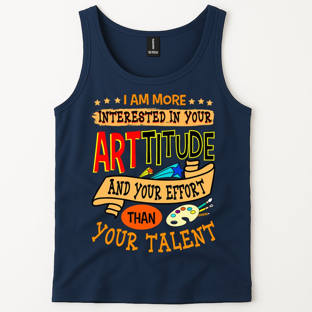 Art Teacher Student School Artist Illustrator Painter Tank Top