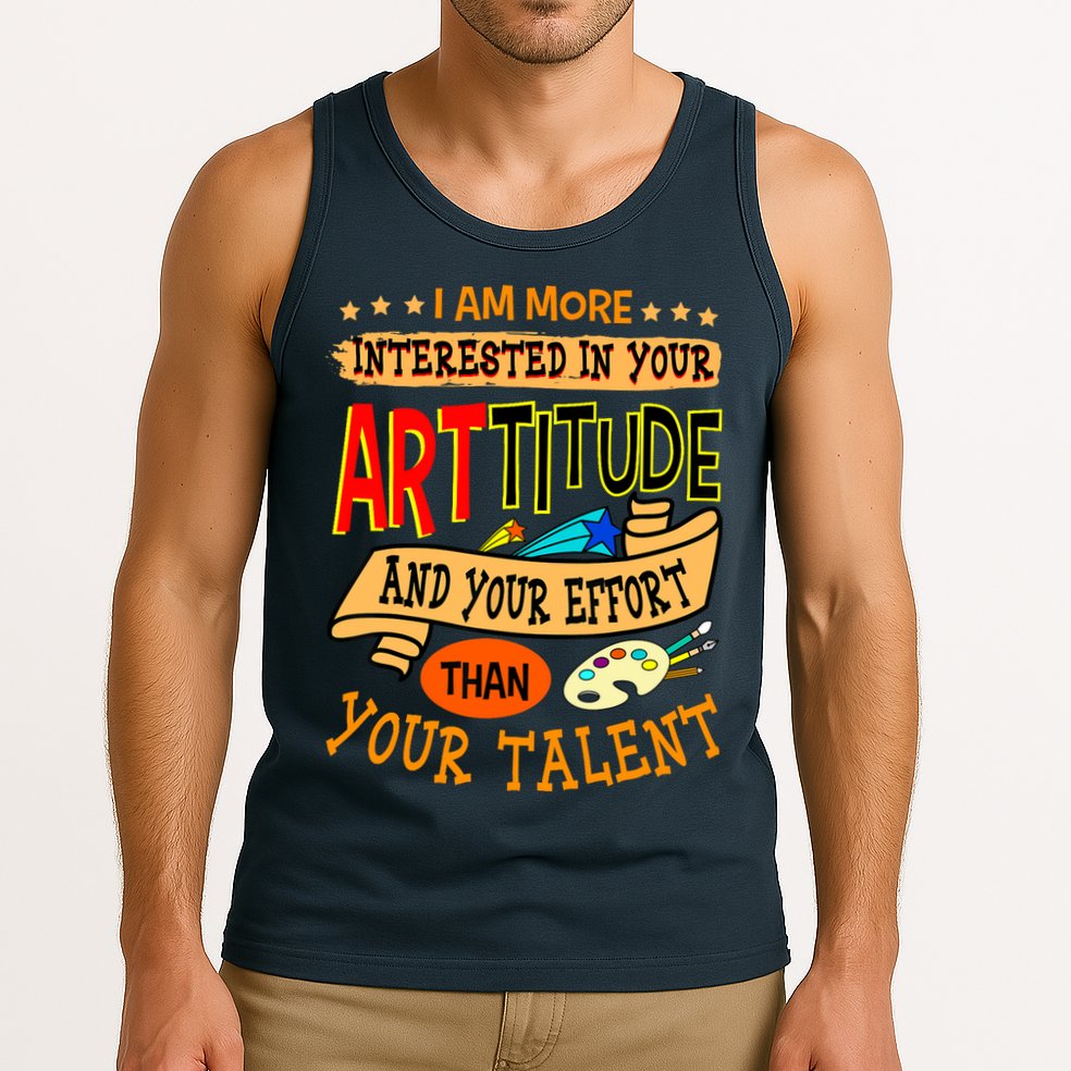 Art Teacher Student School Artist Illustrator Painter Tank Top