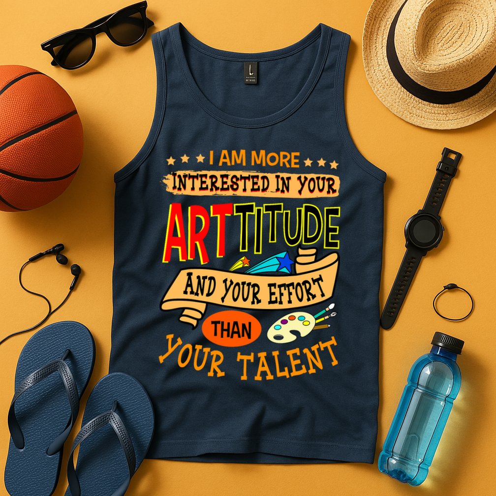 Art Teacher Student School Artist Illustrator Painter Tank Top