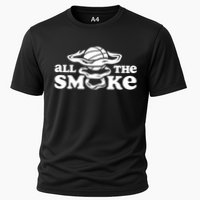 All The Smoke Funny Basketball Podcast Cooling Performance Crew T-Shirt