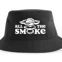 All The Smoke Funny Basketball Podcast Sustainable Bucket Hat