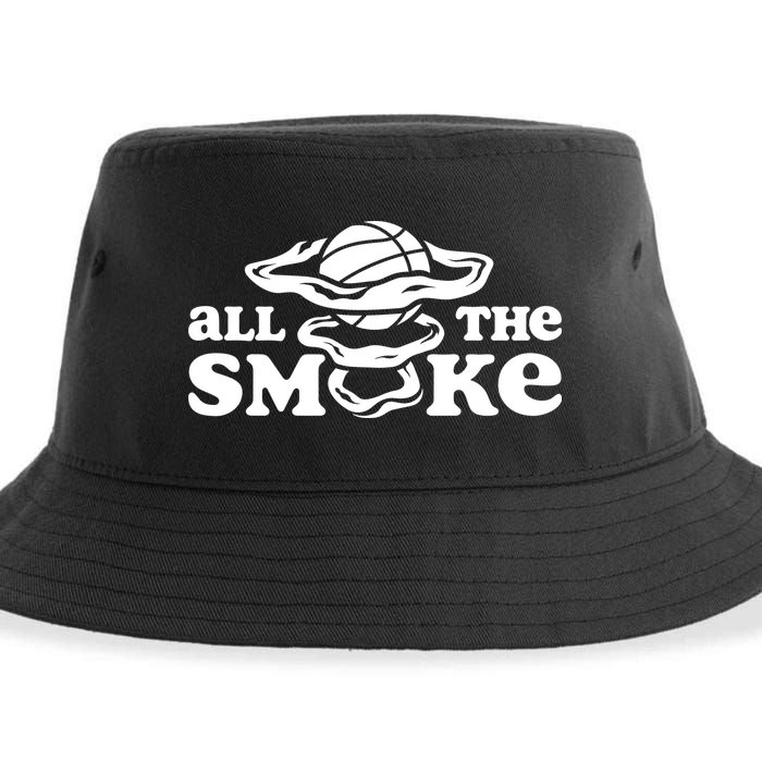 All The Smoke Funny Basketball Podcast Sustainable Bucket Hat