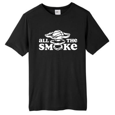 All The Smoke Funny Basketball Podcast Tall Fusion ChromaSoft Performance T-Shirt