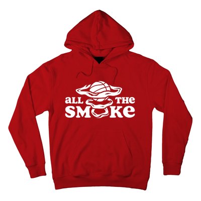 All The Smoke Funny Basketball Podcast Hoodie