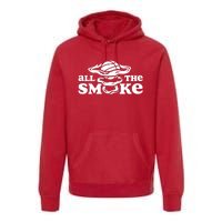 All The Smoke Funny Basketball Podcast Premium Hoodie