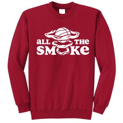 All The Smoke Funny Basketball Podcast Tall Sweatshirt