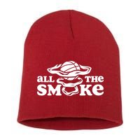 All The Smoke Funny Basketball Podcast Short Acrylic Beanie