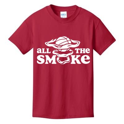 All The Smoke Funny Basketball Podcast Kids T-Shirt