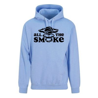 All The Smoke Funny Basketball Podcast Unisex Surf Hoodie