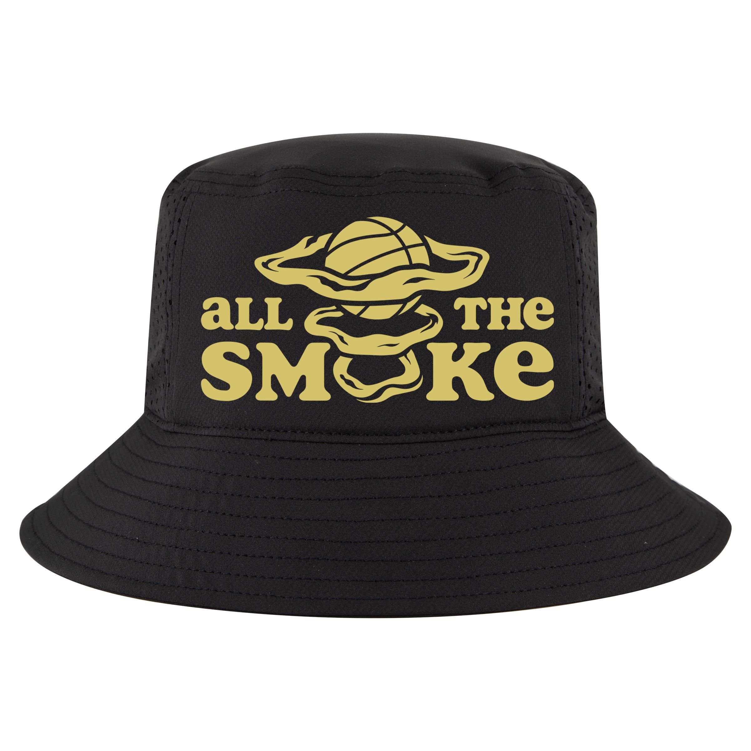All The Smoke Funny Basketball Podcast Cool Comfort Performance Bucket Hat