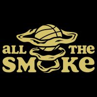 All The Smoke Funny Basketball Podcast Cooling Performance Crew T-Shirt