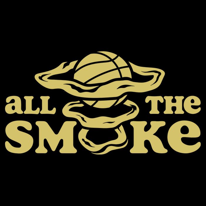 All The Smoke Funny Basketball Podcast Cooling Performance Crew T-Shirt