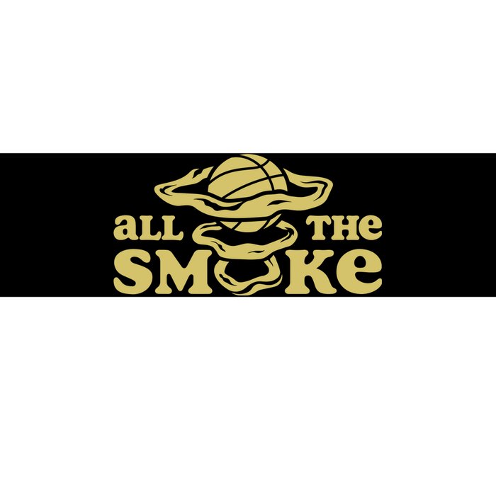 All The Smoke Funny Basketball Podcast Bumper Sticker