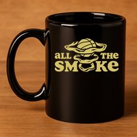 All The Smoke Funny Basketball Podcast 11oz C Handle Ceramic Mug