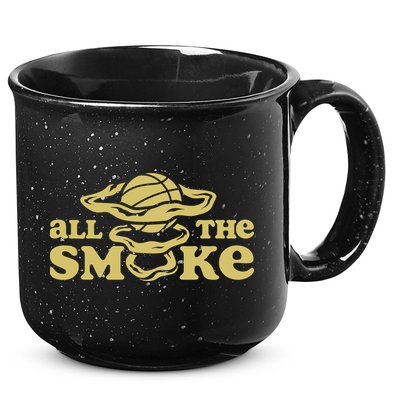 All The Smoke Funny Basketball Podcast 15oz Campfire Ceramic Mug