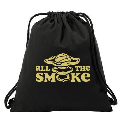 All The Smoke Funny Basketball Podcast Drawstring Bag