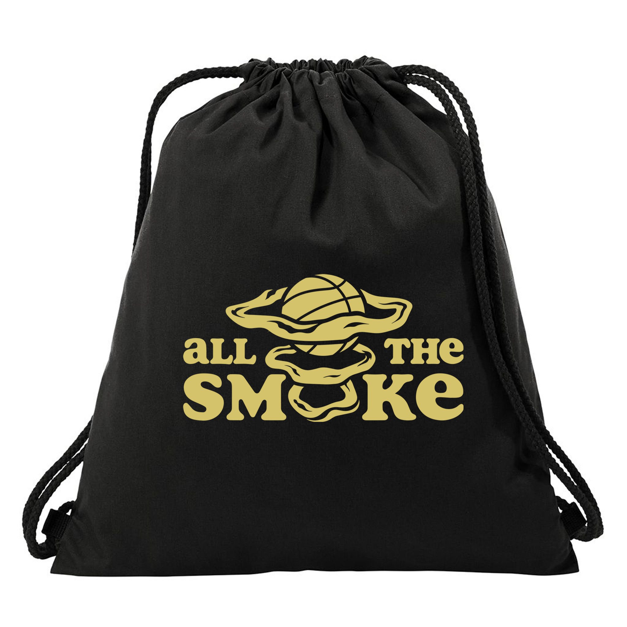 All The Smoke Funny Basketball Podcast Drawstring Bag