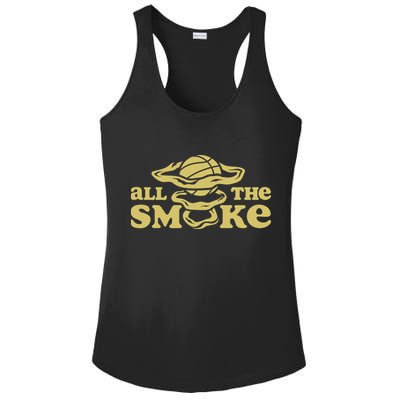 All The Smoke Funny Basketball Podcast Ladies PosiCharge Competitor Racerback Tank
