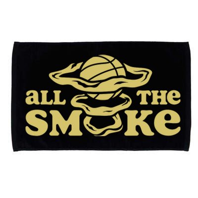 All The Smoke Funny Basketball Podcast Microfiber Hand Towel