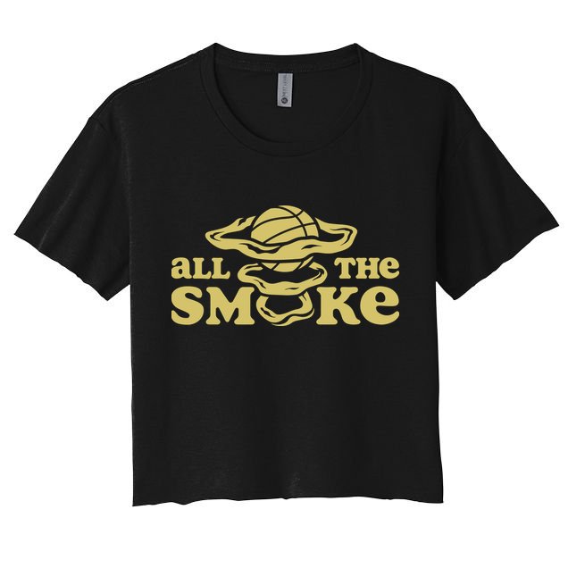 All The Smoke Funny Basketball Podcast Crop Top