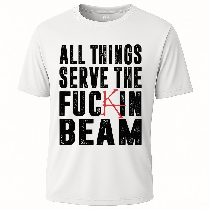 All Things Serve The Fuckin Beam Cooling Performance Crew T-Shirt