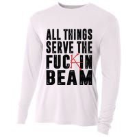 All Things Serve The Fuckin Beam Cooling Performance Long Sleeve Crew
